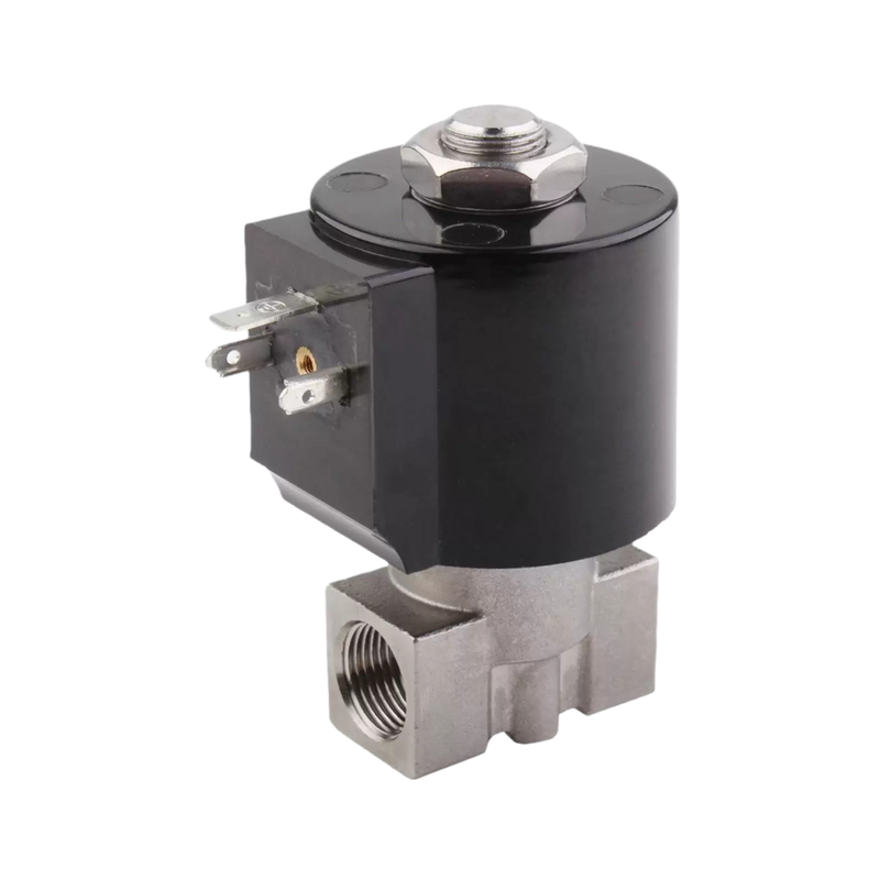 8.7AAS015B Zawór wodny z materiałem uszczelniającym PTFE Rozmiar otworu 1,5 mm 24VAC Napięcie 3/8 1/4 3/8 Rozmiar przycisku