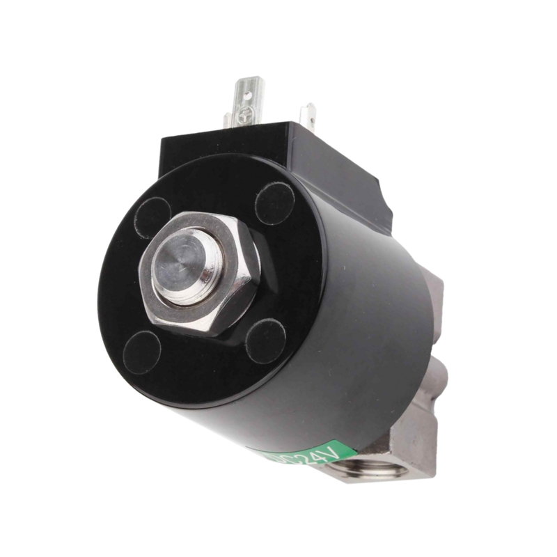 8.7AAS020B Wielkość przycisku 1/2 3/8 Pneumatyczny zawór magnetyczny ze stali nierdzewnej 304 Materiał nadwozia Otwór Wielkość 2 mm