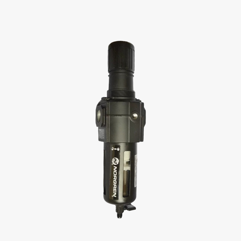 NORGREN B74G‐6GK‐AD3‐RMN B74G‐6GK‐AP3‐RMN G3/4 Regulator filtrów w linii ISO8573‐1 Zgodność z normą ISO8573‐1 Ochrona niskiego ciśnienia przed upadkiem