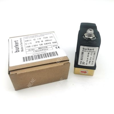 00125301 Zawór magnetyczny Burkert 6013 Typ G1/4 Inch 2/2 Normalnie zamknięty 3.0 Otwór przepływowy FKM Uszczelniony z miedzianego wału 24VDC 8W 0~6bar