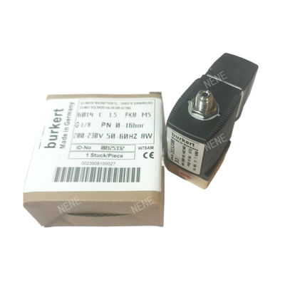 G1/4 Burkert Solenoid Valve 00125302 6013 Typ bezpośrednio działający 2/2 cali Normalnie zamknięty 3.0 otwór przepływowy FKM Zamknięte miedziane zawory 24VAC 8W 0~10bar