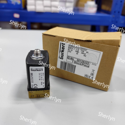 Burkert 00125334 Zawór elektromagnetyczny dwupołożeniowy trójdrożny 6014 Seria C Normalnie zamknięty G1/8 Mosiężny korpus zaworu