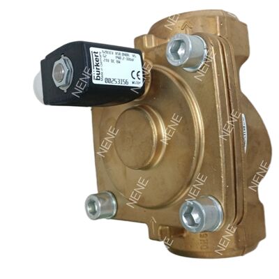 Burkert Solenoid Valve 6281 00221953 G1/2 2/2 Zazwyczaj zamknięte za pomocą sterowania ręcznego 13.0 Otwór przepływowy NBR uszczelnienie AC220V 8W 0.2-16bar