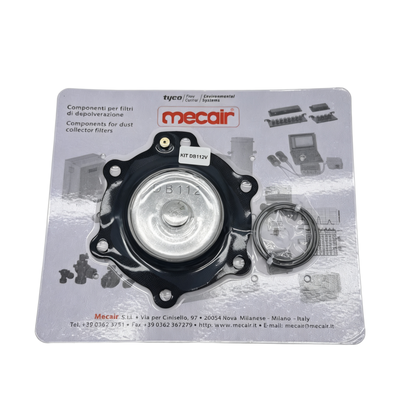 Kompletny zestaw sprężynowy membrany DB112 FKM Gumowy zestaw uszczelniający Zastępny element na rynku wtórnym do usuwania pyłu z Mecair Solenoid Pulse Valve Maintenance Compatible Valve VNP/VEM212, VNP/VEM312,VNP/VEM412