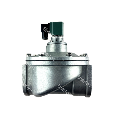 Zawór czyszczenia strumieniowego worków filtracyjnych BFEC DMF-T-62S DN65, zawór z aluminiowego stopu Inline do systemu odpylania