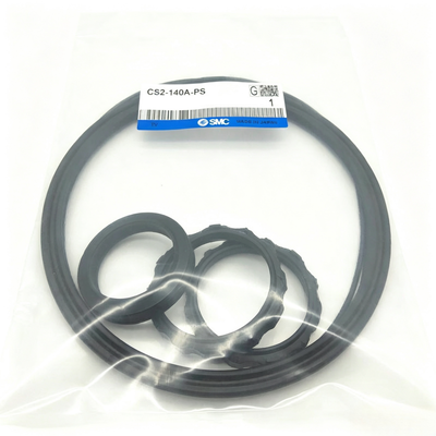Compatible SMC Cylinder Overhaul Kit CS1‐300A‐PS / CS2‐300A‐PS NBR Sealing Spare Parts Includes Wiper Ring For CS1