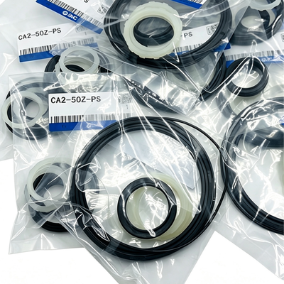 SMC CA2‐40Z‐PS Zestaw napraw cylindrów NBR Rod Piston Cushion Seal Set For 40mm Bore CA2 Standard Pneumatic Cylinder Includes Lubricating Grease Pack