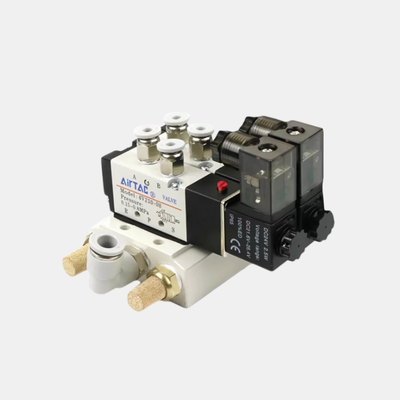 Zestaw zaworów elektromagnetycznych Airtac 4V210-08 z kolektorem 2-pozycyjny / 3-pozycyjny / 4-pozycyjny / 5-pozycyjny / 6-pozycyjny Zespół pneumatycznego zaworu sterującego do zautomatyzowanego sterowania obwodem powietrza